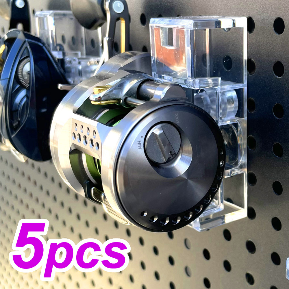Spincast Reel - 5 Peças Suporte de Parede para